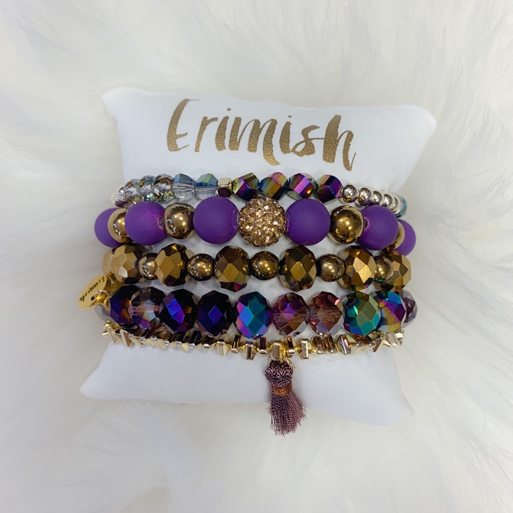 Purple & Gold Erimish Stack